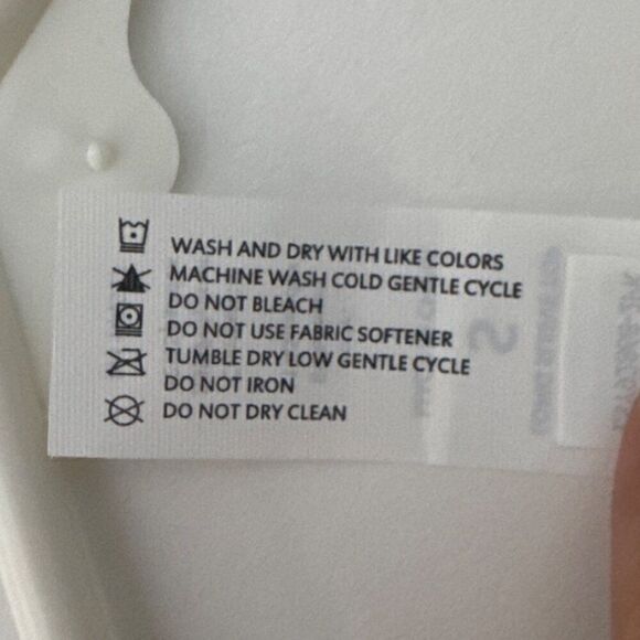 Yogalicious Heavenly Rib Kathleen Crop Long Sleeve Top S Rayon/Spandex Blend - Picture 5 of 5